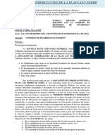 Escrito para Regiores de Lima, Los Comerciantes de La Playa San Pedro de Lurín