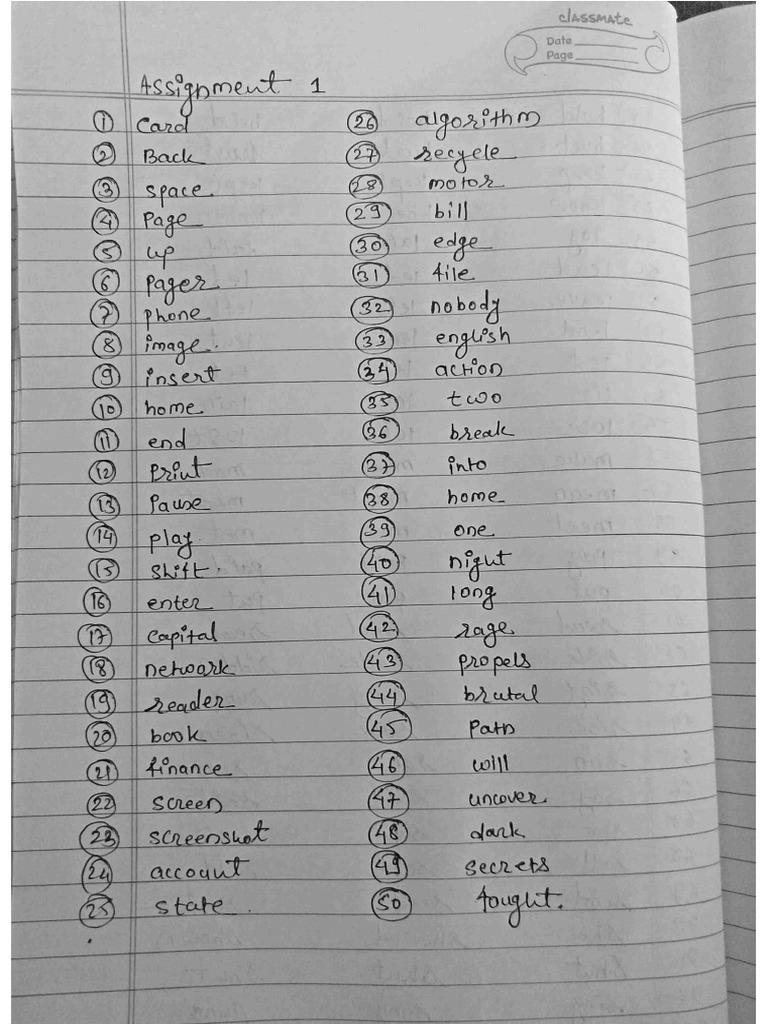 Assignment No 1 | PDF