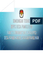 Sekilas Materi Pemungutan Suara