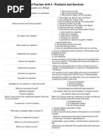 Travel and Tourism Unit 1 Notes From Book | PDF | Tourism | Goods