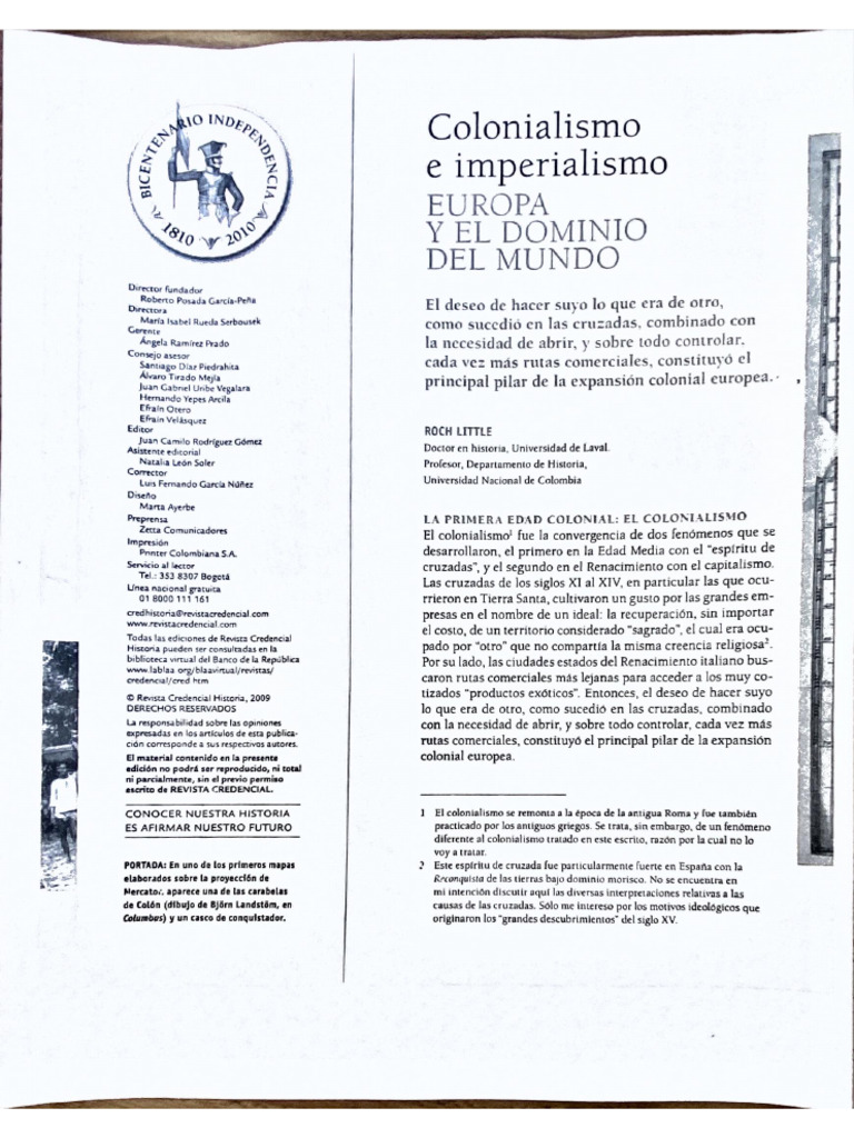 Compressed Colonialismo e Imperialismo Europa y El Dominio Del Mundo | PDF