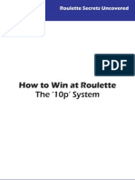 Roulette System - 10p Wins