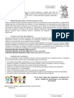 2 - Nota A Familias y Acuerdo de Convivencia