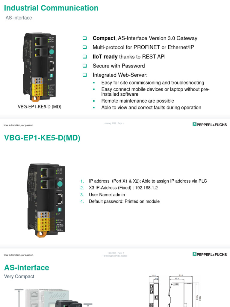 KE5 AS-Interface Gateway Setup Guide | PDF | Networking | Internet & Web