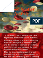 Blood Spatter Activity