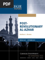 Download Post-Revolutionary Al-Azhar  by Carnegie Endowment for International Peace SN71022779 doc pdf