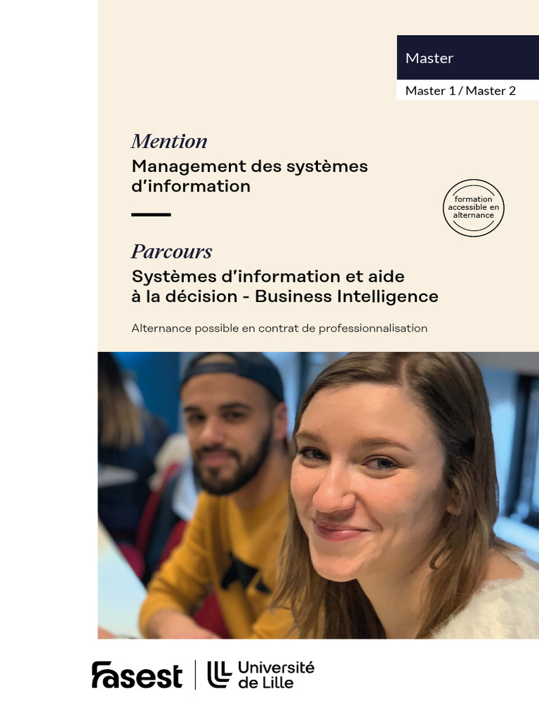 Master SIAD : Parcours Business Intelligence | PDF | Informatique ...