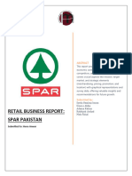 Retail Business Report On Spar Pakistan