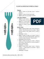 Plano Alimentar Pamela Pires - Nutricionista Maiara Dos Santos CRN3 - 43876 - Sandra