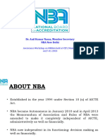 PPT Nba - DR - Anil Kumar, Nassa