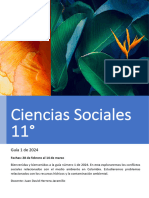 Guía 1. Ciencias Sociales 11°, 2024
