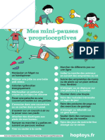 Affiche Mini Pauses - Prprioceptives