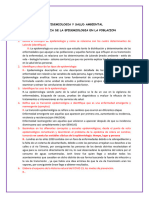 Practica 5 Epidemiologia Y Salud Ambiental Importancia de La Epidemiologia en La Poblacion