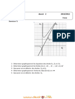 Devoir de Contrôle N°2 - Math - 3ème Economie & Gestion (2012-2013) MR Chaabane Mounir