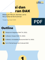 Evaluasi Dan Pelaporan DAK AM, SAN, PR - Revisi