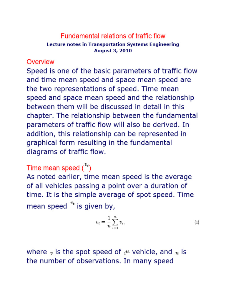 space-mean-speed-calculation-pdf-time-mean
