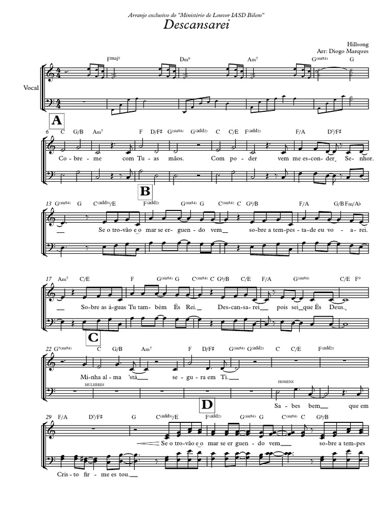 DESCANSAREI Vocal+cifra PDF