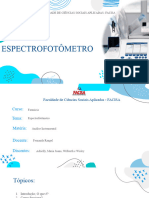 Seminário Espectrofotômetro Atualizado