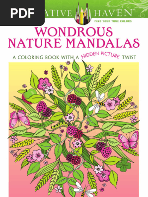 Creative Haven 12 - Wondrous Nature Mandalas A Coloring Book