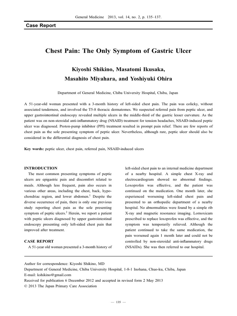general-medicine-2013-shikino-chest-pain-the-only-symptom-of