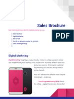 Sales Team Brochure