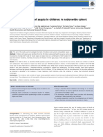 Trend and Outcome of Sepsis in Children