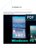 Usando Miracast en Windows 10