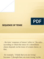 Sequence of Tense