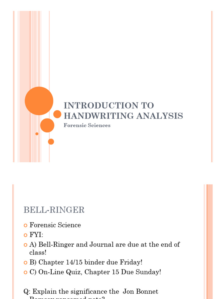 8 introduction to handwriting analysis presentation author wardisianis