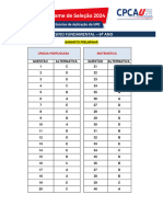 Gabarto Preliminar Ensino Fundamental 2024