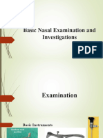 2 - Basic Nasal Examination