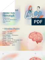 Refleksi Kasus Stroke Non Hemoragik: Pembimbing: Dr. Meyvita Silviana, SP.N Oleh:okasyati Nim