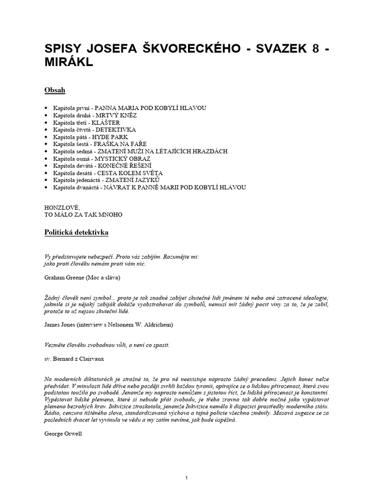 Mirákl | PDF
