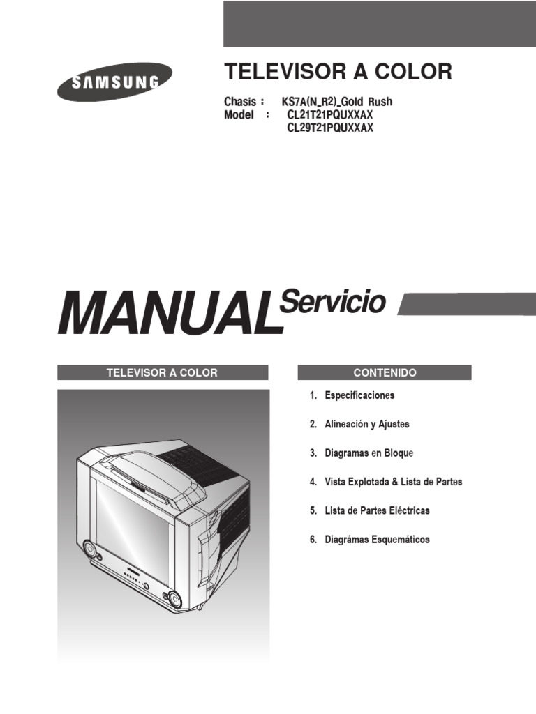 Samsung - CL21T21PQU - CL29T21PQU (KS7A) (1) - 2823 | PDF | Ingeniería de  difusión | Cantidades fisicas