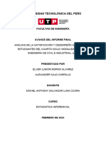 Avance de Informe Final