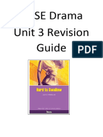 GCSE Drama Unit 3 Revision Guide