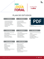 Plan de Estudio Actual