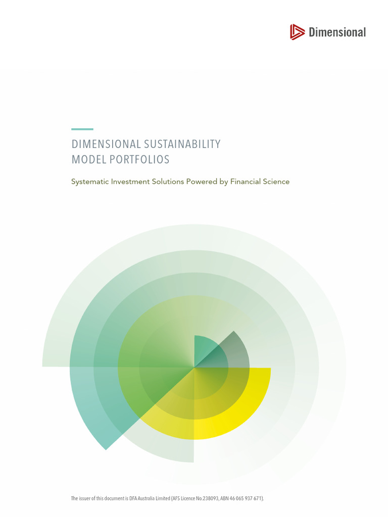 Dimensional Sustainability Model Portfolios | PDF | Asset Allocation ...