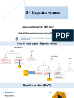 Class 10 - Hepatitis Viruses: Ann Machablishvili, MD, PHD
