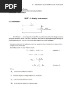  Electrical & Electronic Instrumentation