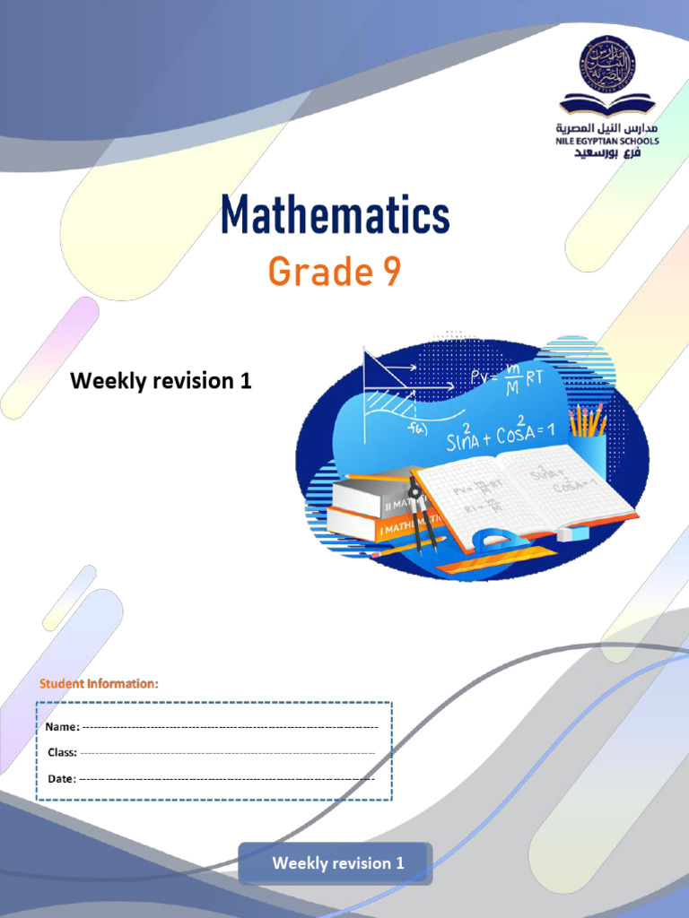 Grade 9 Weekly Revision Exercises | PDF