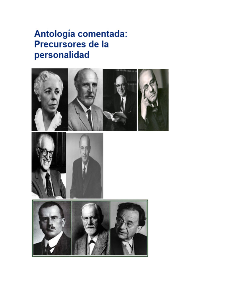 ANTOLOGÍA | PDF | Erich Fromm | Psicologia analitica
