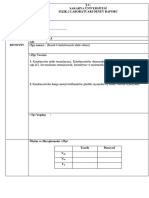 Deney Rapor Formatı