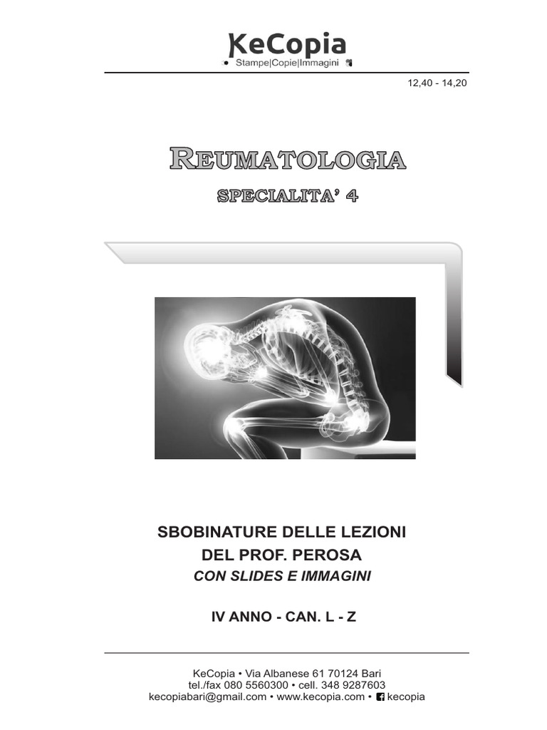 Dispensa Reumatologia Perosa Ke | PDF