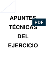 Apuntes Técnicas Del Ejercicio