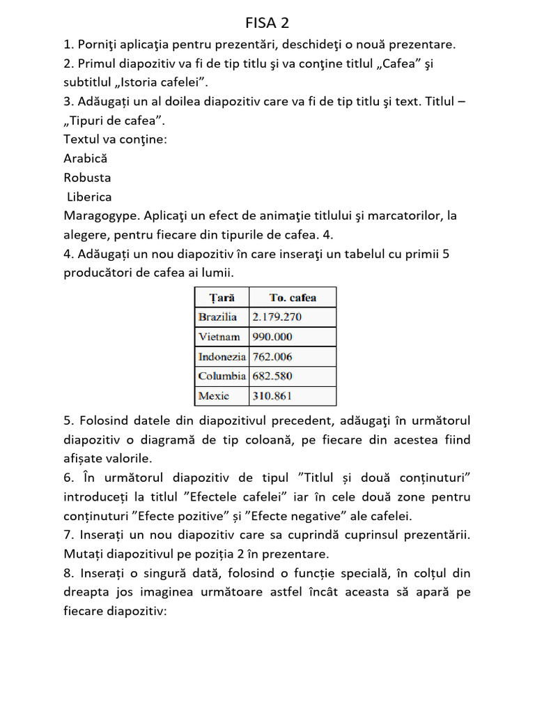 Fisa 2 | PDF