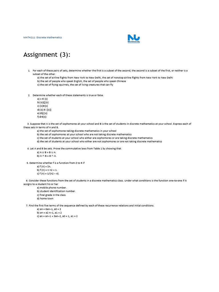 Assignment 03 | PDF | Teaching Methods & Materials | Science & Mathematics