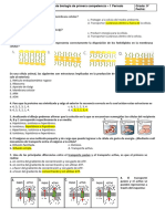 Examen de Biología de Primera Competencia