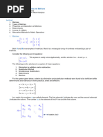 Notes 1 For Determinants and Matrices