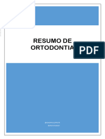 Resumo de Ortodontia